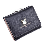 women's short wallet rabbit wallet cute female students fold wallet