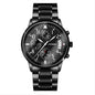 SINOBI Luxury Multifunction Sport Wrist watches Waterproof Chronograph Men Watch