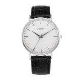 SINOBI brand watches waterproof leather quartz men luxury business watches
