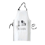 Comfortable Full Cotton Women Men Apron Commercial Restaurant Barbecue Home Dining Room Cooking Halterneck Aprons