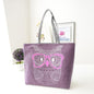 Fashion Lady Owl Shopping Handbag Shoulder Canvas Bag Tote Purse