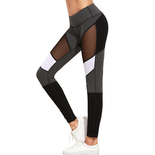 Women YOGA Running Sport Pants High Waist Workout Leggings Fitness Trousers