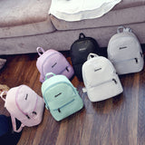 Girls Leather School Bag Travel Backpack Satchel Women Shoulder Rucksack