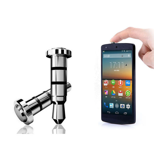 2PC Click Quick iKey Press Button Dust Plug for Android OS APP Shortcut