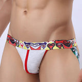 Men Underwear G-Strings Thongs Jockstrap Sexy Low Rise Briefs T-back