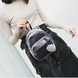 Mini Fur Ball Backpack Fashion Shoulder Bag Solid Women Girls Travel School Bags
