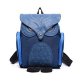Women Leather Owl Backpack Female Mujer Mochila Escolar Feminina School Bag