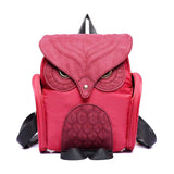 Women Leather Owl Backpack Female Mujer Mochila Escolar Feminina School Bag