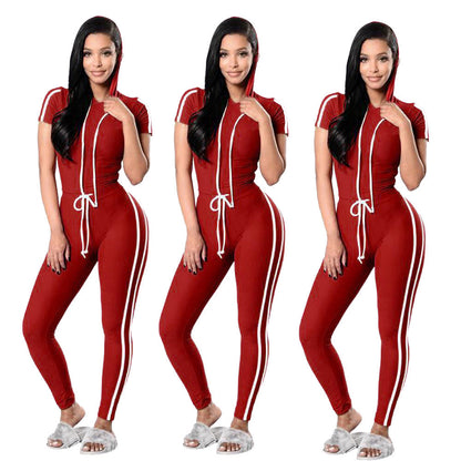 Women Ladies Pullover Hoodies Sweatshirt Tops+Pants Sport Wear Casual Sets