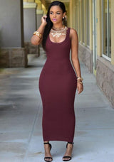 Women Summer Bandage Bodycon  Party Cocktail Maxi Long Dress