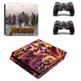 Avengers: Infinity War PS4 Slim Skin Sticker Decals Designed for PlayStation4 Slim Console and 2 controller skins