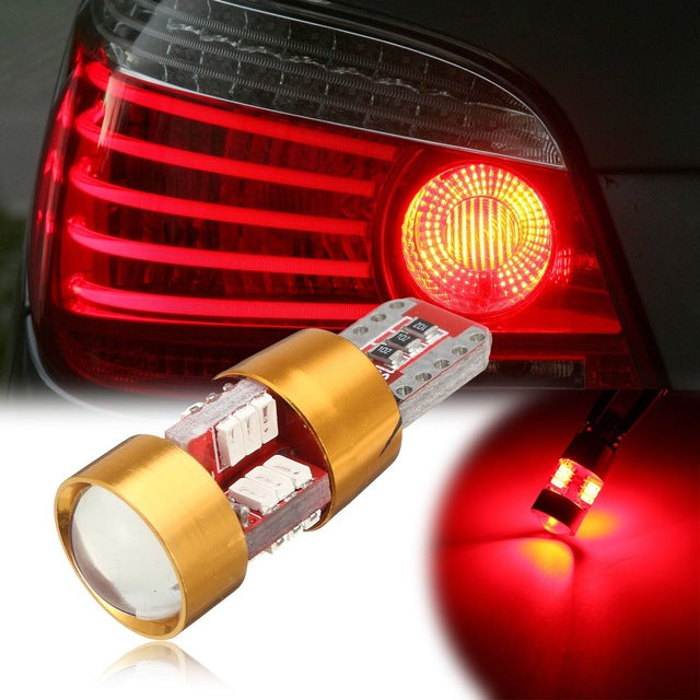 2Pcs 12V T10 3014 W5W 27 Car Auto Canbus LED Parking Lights Sidelight No Error Marker Lamp Clearance Lights Interior Light