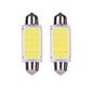 2pcs 41mm COB SMD LED 12V Car Reading Bulb Map Lamp White Light Lamp Parking Lights ME3L