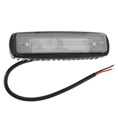 Universal Car Warning Light Waterproof 6 LED 18W Forklift Driving Safety Signal Lamp Aluminum 6000K Vehicle Warning Lights