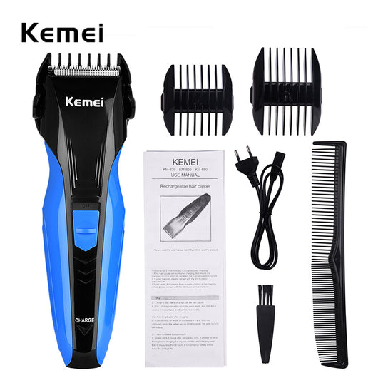 Rechargeable Hair Clipper Men Electric Professional Hair Trimmers Razor Shaver Beard Shaving Cutting Machine Kit Adult Kid S34