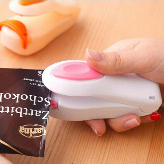 Portable Household Mini Sealing Machine Heat Sealer Capper Food Saver For Plastic Bags Package Mini Gadgets