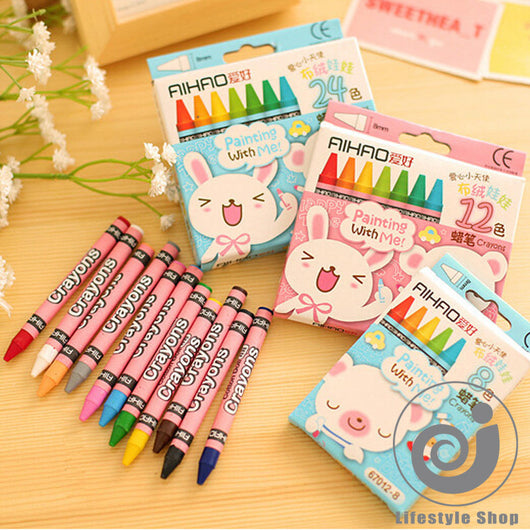 8 pcs/lot Non-toxic waterclor caryon kids oil pastels material escolar papelaria gift school supplies pen stationery