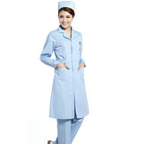 Fall and winter clothing long sleeve nurse pharmacy cosmetic oral dental practice overalls doctors serving a white lab coat XL