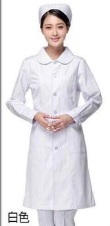 Fall and winter clothing long sleeve nurse pharmacy cosmetic oral dental practice overalls doctors serving a white lab coat XL