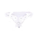 Large size sexy lingerie underwear low-waist T trousers embroidery lace thongs
