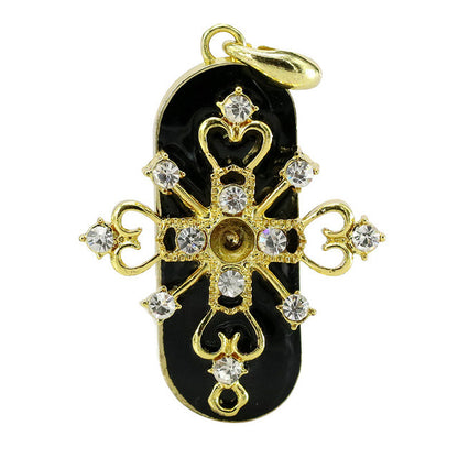Crystal Metal Christian Cross USB Flash Drive 8GB 16GB 32GB 64GB Pendrive Pen Drive USB 2.0 Flash Memory Stick Personalized Gift