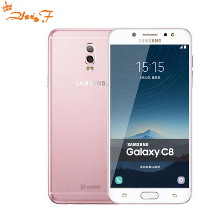 Samsung Galaxy C8 (SM-C7100) Super AMOLED FHD 3G/32gb  16MP Front Camera dual sim Octa Core Lte 4G Mobile Phone