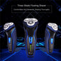 Smart LED Electric Shaver 3D Triple Floating Blade Shaving Razor Washable 1 Hour Fast Rechargeable Beard Trimmer Rotary Shaver42