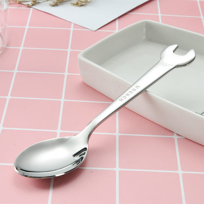 Wrench Shape Tableware Home Kitchen Stainless Steel Fork Spoon