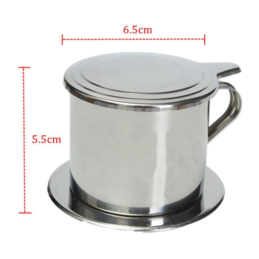 Stainless Steel Coffee Drip Filter Coffee Pot Maker Infuser Strainer Cup Set For Coffeeware Tools 5.5 x 6.5cm