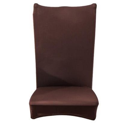 Washable Thin Solid Elastic Chair Cover Banquet Seat Chair Wrap Hotel Decoration Home Office Supplies Colorful Chair Covers