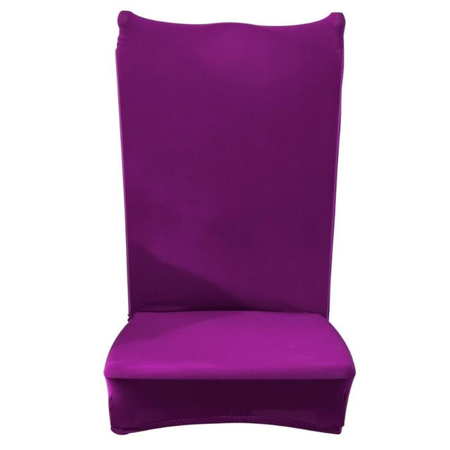 Washable Thin Solid Elastic Chair Cover Banquet Seat Chair Wrap Hotel Decoration Home Office Supplies Colorful Chair Covers