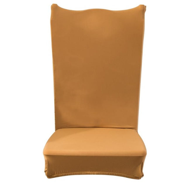 Washable Thin Solid Elastic Chair Cover Banquet Seat Chair Wrap Hotel Decoration Home Office Supplies Colorful Chair Covers