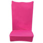 Washable Thin Solid Elastic Chair Cover Banquet Seat Chair Wrap Hotel Decoration Home Office Supplies Colorful Chair Covers