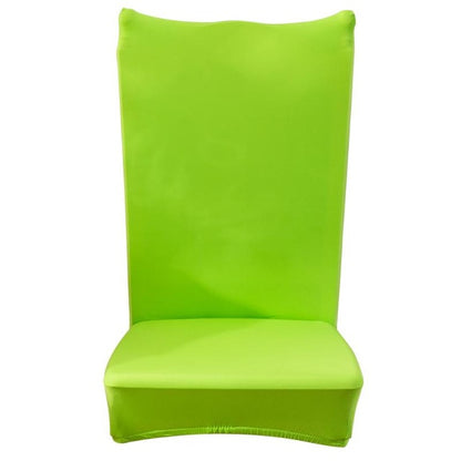 Washable Thin Solid Elastic Chair Cover Banquet Seat Chair Wrap Hotel Decoration Home Office Supplies Colorful Chair Covers