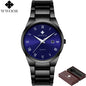 WWOOR Brand Luxury Men Waterproof Business Watch Men's Quartz Date Clock Male Stainless Steel Sports Watches relogio masculino