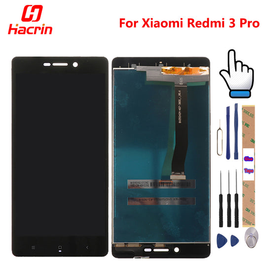 Xiaomi Redmi 3 Pro LCD Display + Touch Screen 100% New Digitizer Assembly Replacement Accessories For Redmi3 Prime Phone