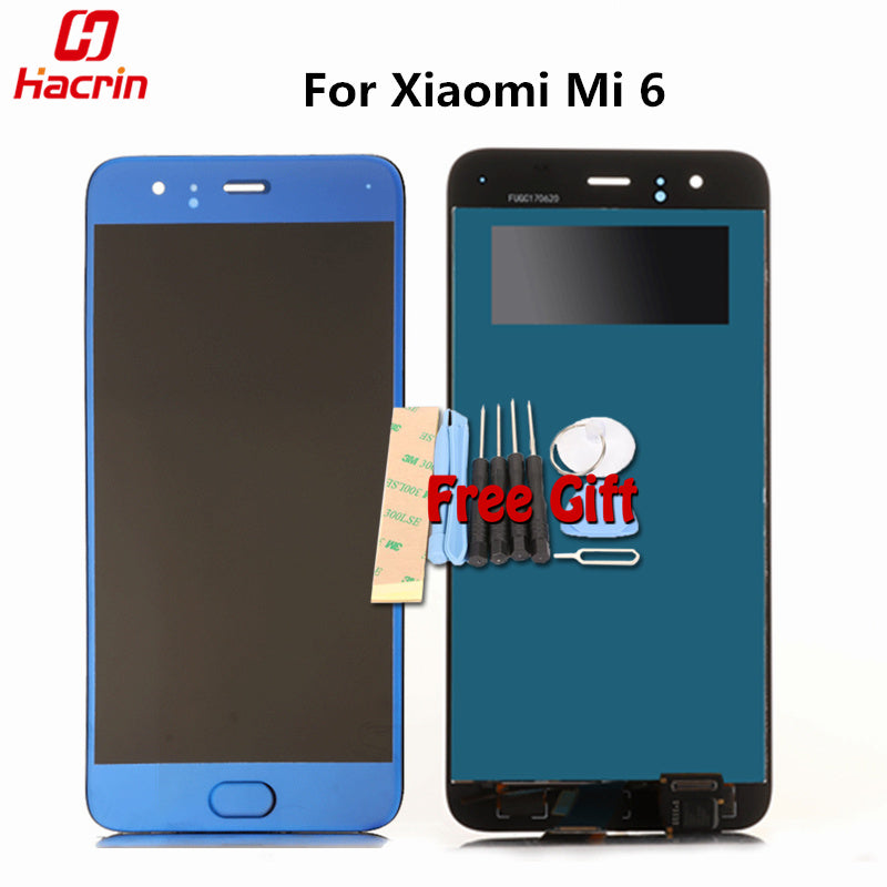 Xiaomi Mi6 LCD Display 100% New FHD 5.15" Digitizer Assembly Replacement For Xiaomi MI6 M6 LCD Display Touch Screen