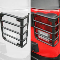 1Pair Metal Rear Tail Light Guards Covers for 07-17 Jeep Wrangler JK JKU Back Lamps Guards Covers Car styling Black Rear New