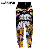 LIASOSO NEW Movie Avengers 3 Infinity War Superhero Thanos Hulk Black Widow 3D Print Pants Unisex Good Quality Brand Pant G607