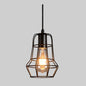 Vintage Industrial Retro Pendant Lamp Edison Light E27 Holder Iron Restaurant Bar Counter Attic Bookstore Cage Lamp