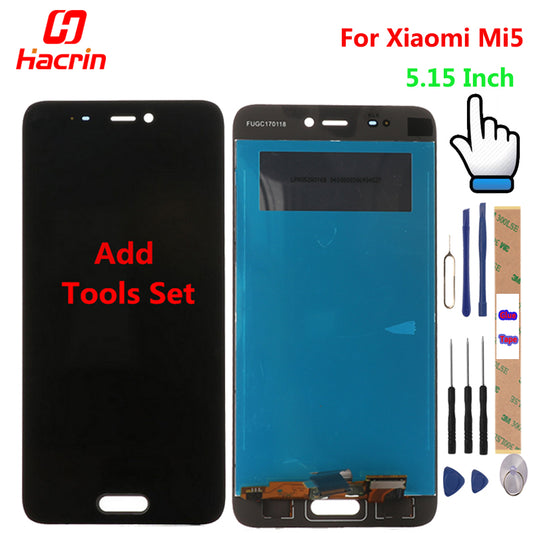 Xiaomi Mi5 LCD Display Touch Screen 1920X1080 FHD 5.15inch Digitizer Assembly Replacement For Xiaomi M5 Mi5 Prime / Pro