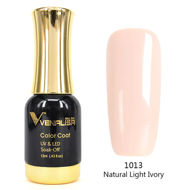 Venalisa Organic Gel Lacquer 12ml CANNI 111 Colors Nail Art Design Salon Spa Soak Off UV LED Gel Varnish Nail Gel Polish 001-024