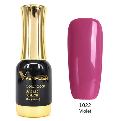 Venalisa Organic Gel Lacquer 12ml CANNI 111 Colors Nail Art Design Salon Spa Soak Off UV LED Gel Varnish Nail Gel Polish 001-024