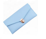 Women 's Long Section of Solid Color Fashion Wallet Female Hand Bags