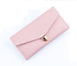 Women 's Long Section of Solid Color Fashion Wallet Female Hand Bags