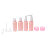 9pcs/SET Refillable Travel Bottles Set Package Cosmetics Plastic Pressing Spray Bottle Makeup Tools Kit For Travel Vaporizer