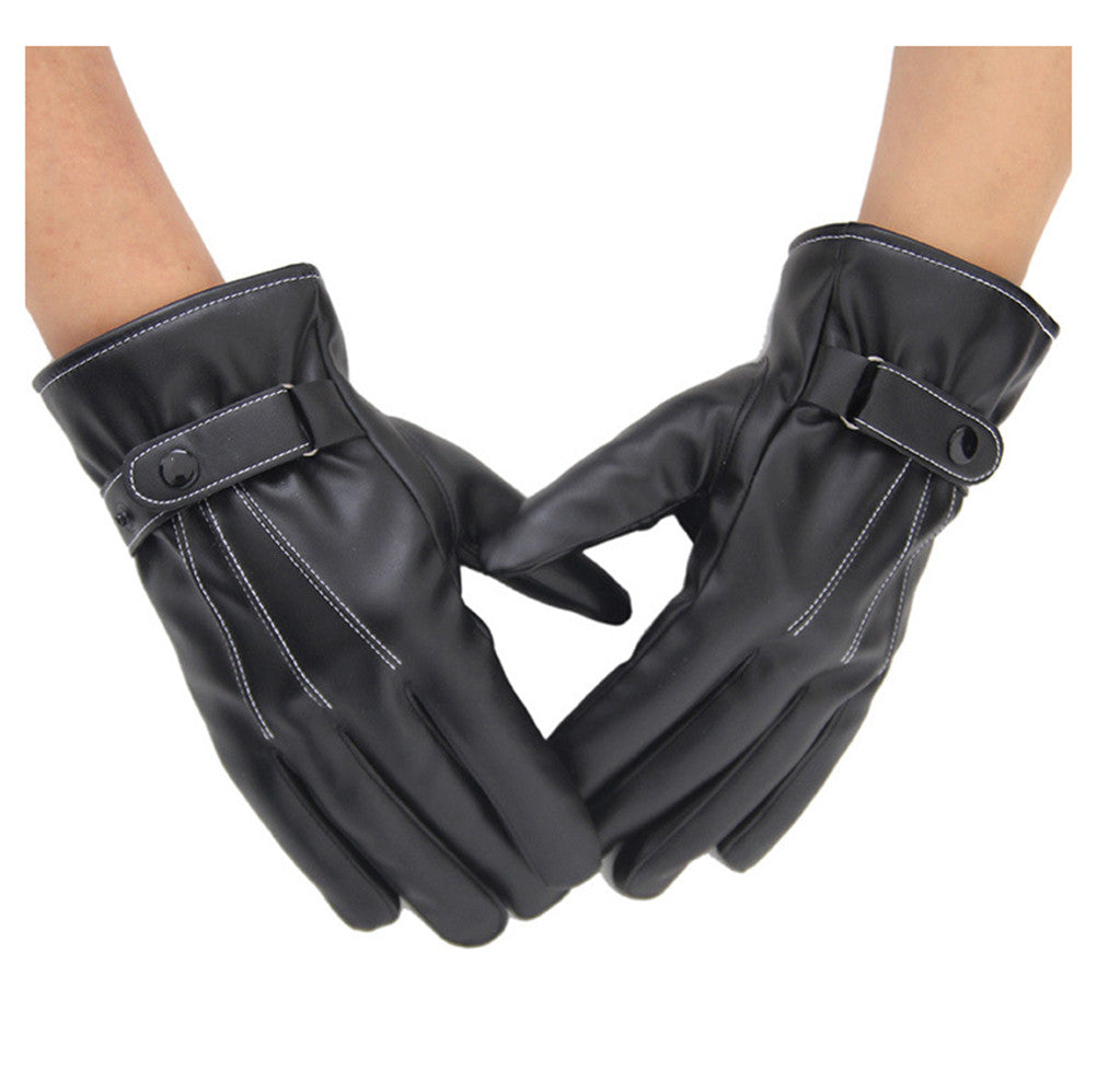 Women's Gloves Soft PU Timeless Touchscreen Texting Cashmere Lined Gloves