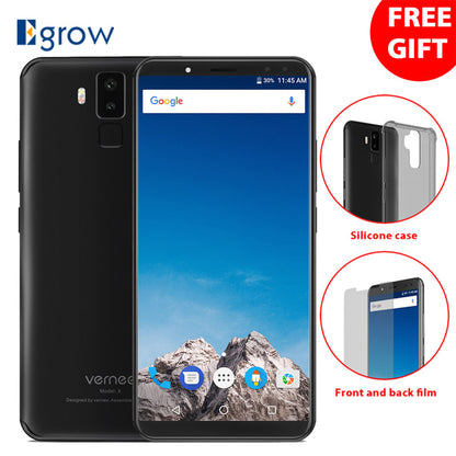 Vernee X1 Android 7.1 Mobile Phone 5.99'' MT6763 Octa Core 6G RAM 64G ROM 6200mAh Four Cams 9V 2A Quick Charge 4G Mobile Phone