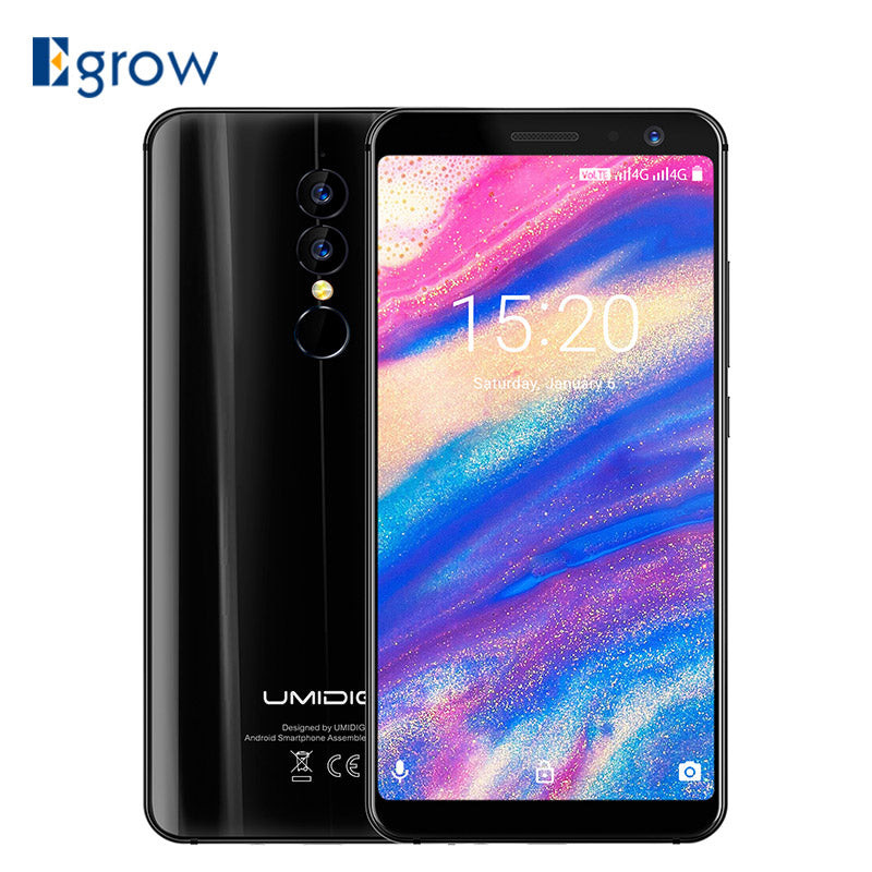 Umidigi A1 Pro Face ID Smartphone Android 8.1 5.5 inch 3GB RAM 16 ROM Cell phone MT6739 Quad Core 3150mAh Golbal Version Phone