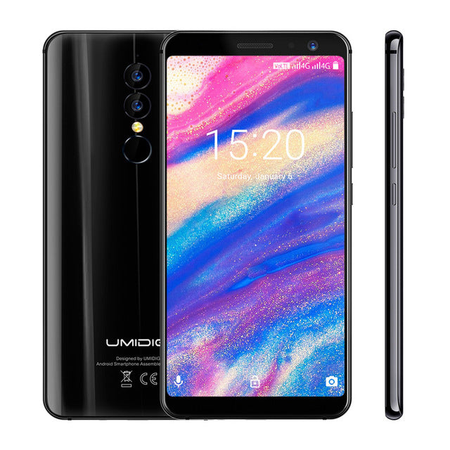 Umidigi A1 Pro Face ID Smartphone Android 8.1 5.5 inch 3GB RAM 16 ROM Cell phone MT6739 Quad Core 3150mAh Golbal Version Phone